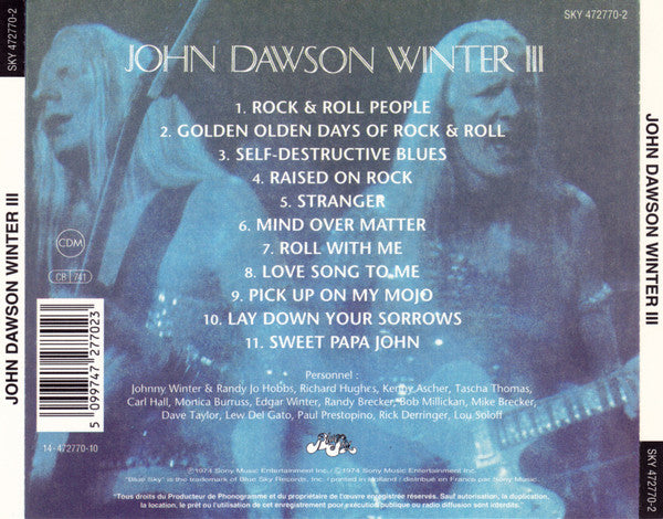 John Dawson Winter* : John Dawson Winter III (CD, Album, RE)