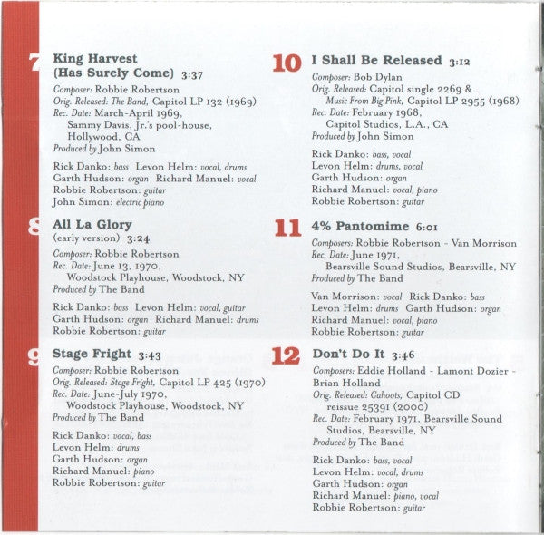 The Band : The Best Of (A Musical History) (CD, Comp + DVD-V, PAL)