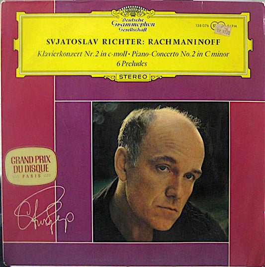 Svjatoslav Richter* : Rachmaninoff* : Klavierkonzert Nr. 2 In C-moll • Piano-Concerto No. 2 In C Minor / 6 Preludes (LP, Album, RP)