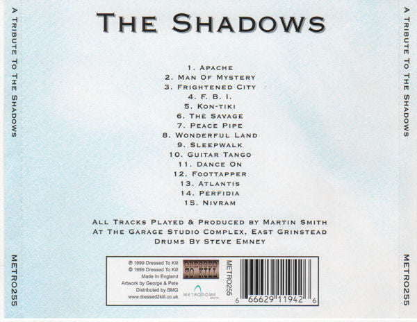 The Man Of Mystery : Pays Tribute To The Shadows (CD, Album)