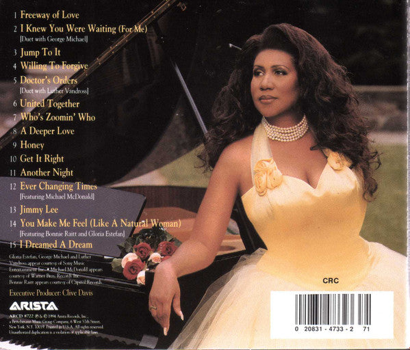Aretha Franklin : Greatest Hits (1980-1994) (CD, Comp, Club)