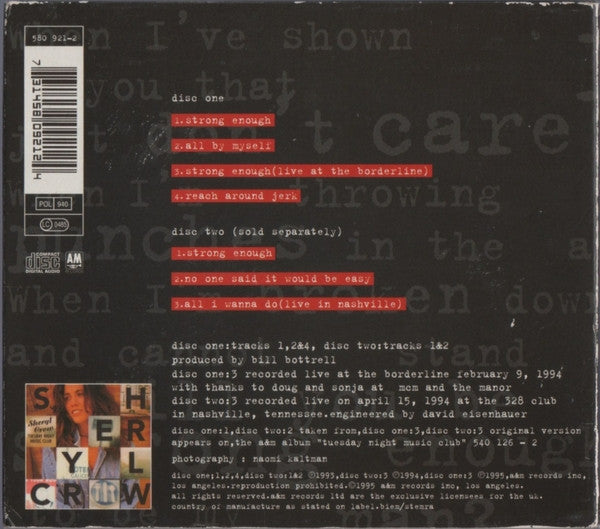 Sheryl Crow : Strong Enough (CD, Single)