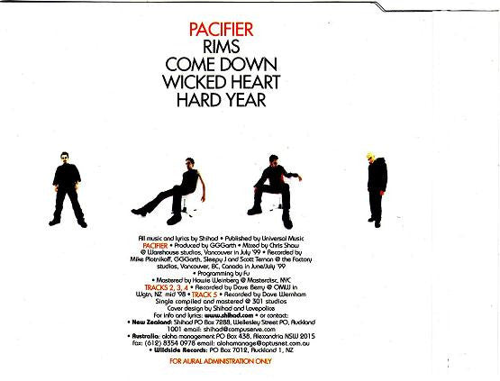 Shihad : Pacifier (CD, EP)