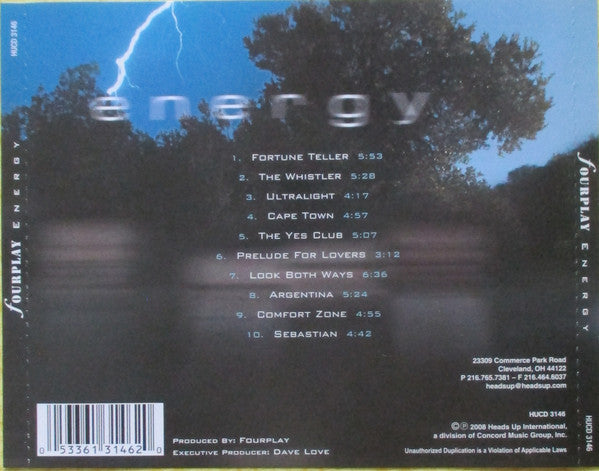 Fourplay (3) : Energy (CD, Album)