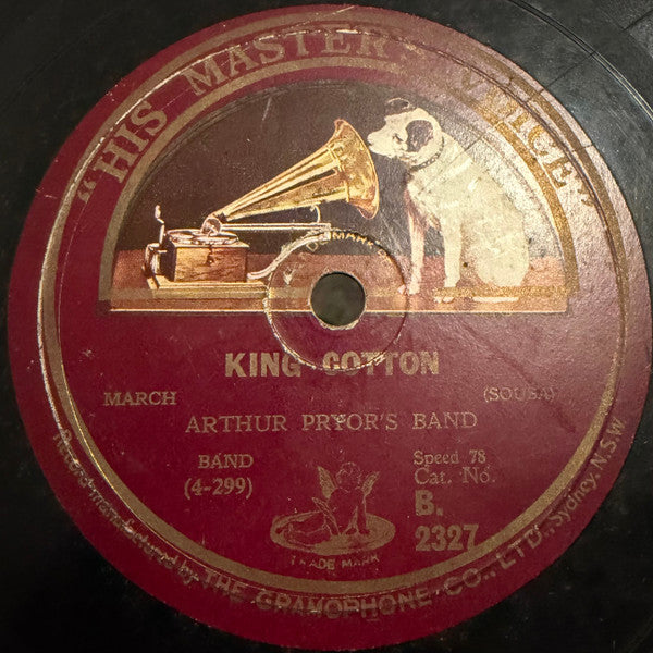 Arthur Pryor's Band : King Cotton March / Officer Of The Day (Shellac, 10")