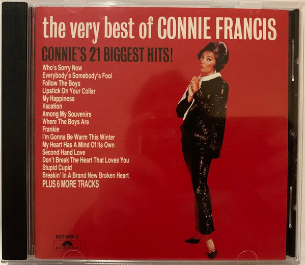 Connie Francis : The Very Best Of Connie Francis (Connie's 21 Biggest Hits!) (CD, Comp, Mono, RE)