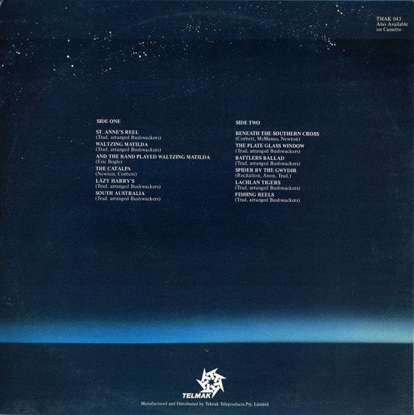 The Bushwackers : Beneath The Southern Cross (LP, Album, Gat)