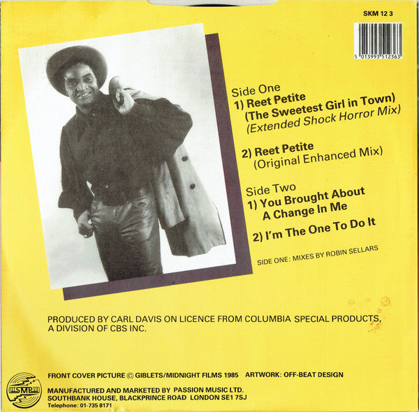 Jackie Wilson : Reet Petite (The Sweetest Girl In Town) (12", Single, RE, P.R)