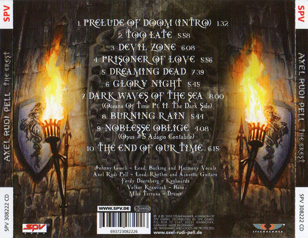 Axel Rudi Pell : The Crest (CD, Album)