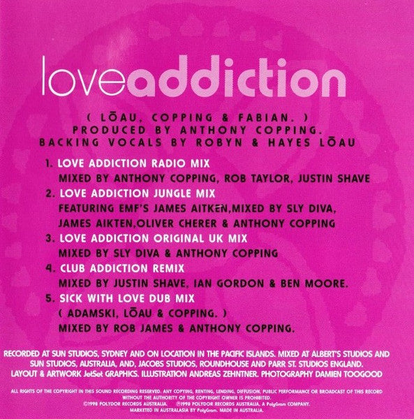 Robyn Loau : Love Addiction (CD, Single)