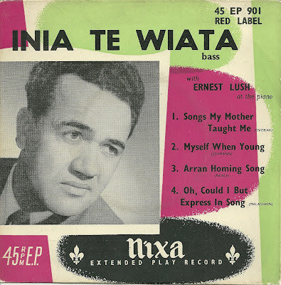 Inia Te Wiata : A Song Recital (7", EP)