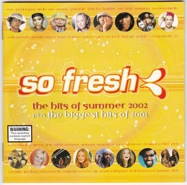 Various : So Fresh: The Hits Of Summer 2002 Plus The Biggest Hits Of 2001 (2xCD, Comp)