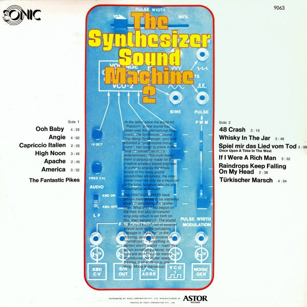 The Fantastic Pikes : The Synthesizer Sound Machine 2 (LP, Album)