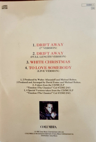 Michael Bolton : Drift Away (CD, Single, Ltd)