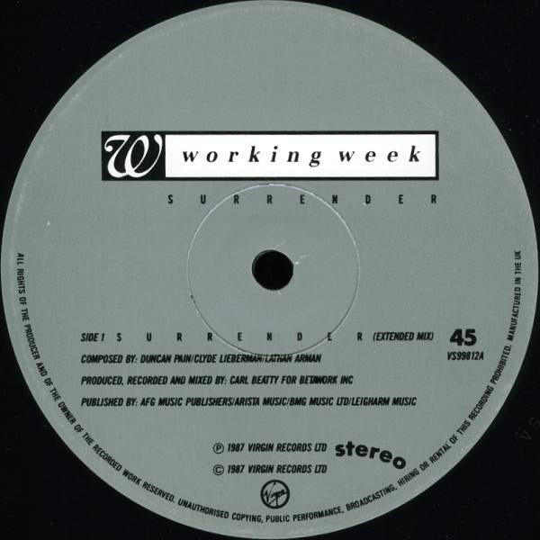Working Week : Surrender (12")