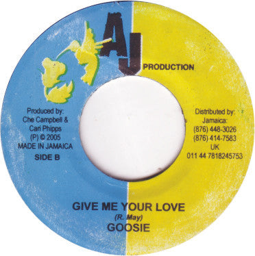 Luciano (2) / Goosie : All The Way / Give Me Your Love (7")