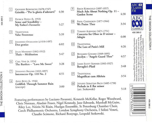 Various : The Swoon Collection II (CD, Comp)