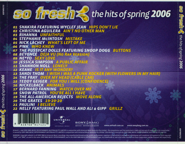 Various : So Fresh: The Hits Of Spring 2006 (CD, Comp)