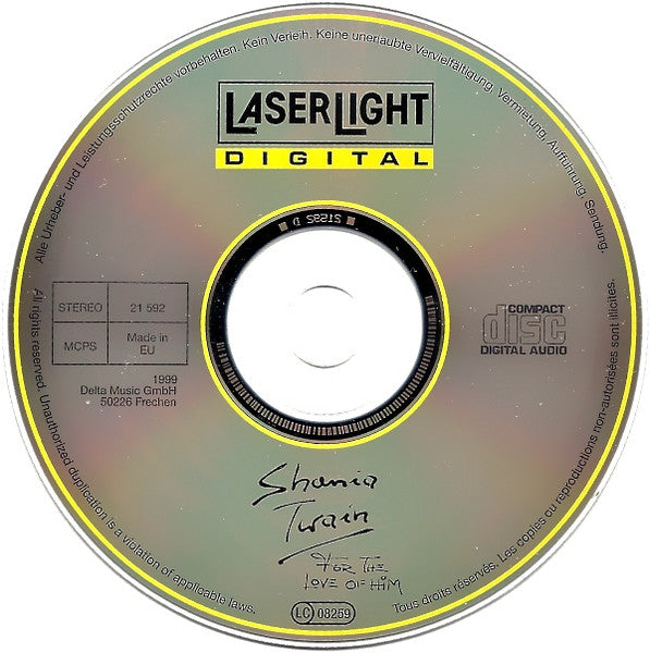 Shania Twain : For The Love Of Him (CD, Album)