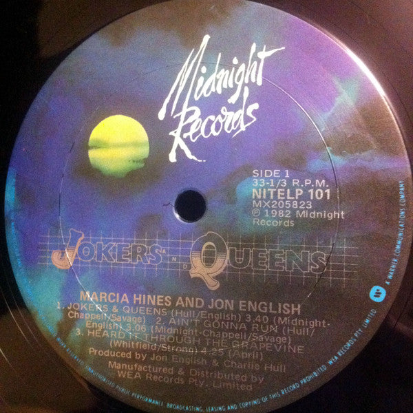 Jon English (3) & Marcia Hines : Jokers And Queens (LP, Album)