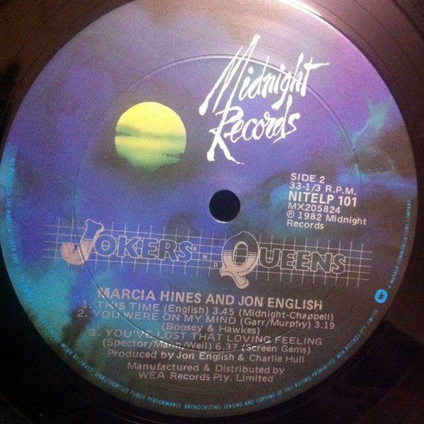 Jon English (3) & Marcia Hines : Jokers And Queens (LP, Album)