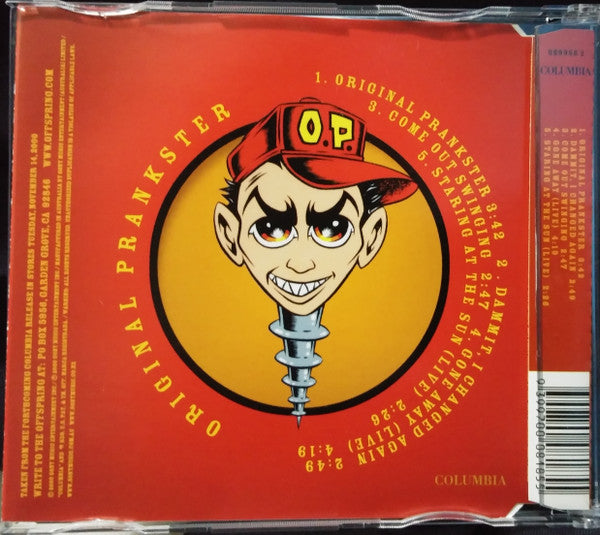 The Offspring : Original Prankster (CD, Single)