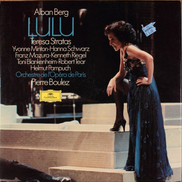 Alban Berg - Teresa Stratas, Yvonne Minton • Hanna Schwarz, Franz Mazura • Kenneth Riegel, Toni Blankenheim • Robert Tear, Helmut Pampuch, Orchestre De L'Opéra De Paris*, Pierre Boulez : Lulu (4xLP, Album + Box)