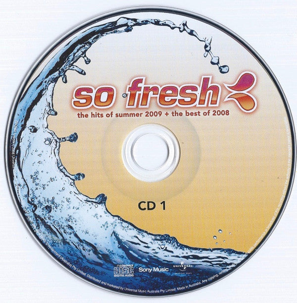Various : So Fresh: The Hits Of Summer 2009 + The Best Of 2008 (2xCD, Comp)
