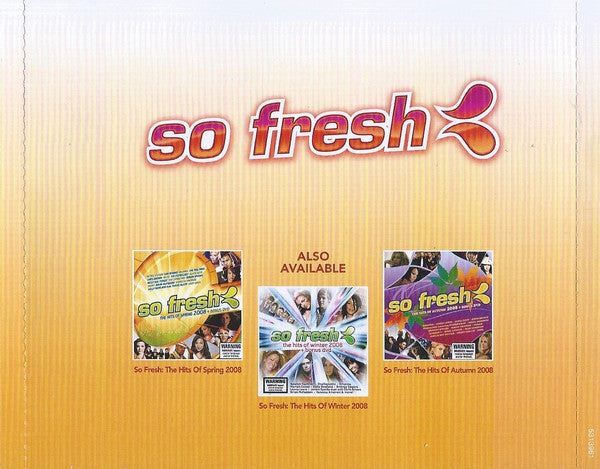 Various : So Fresh: The Hits Of Summer 2009 + The Best Of 2008 (2xCD, Comp)