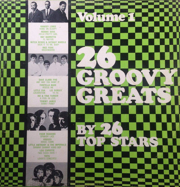 Various : 26 Groovy Greats By 26 Top Stars Volume 1 (LP, Album, Comp, Ltd)