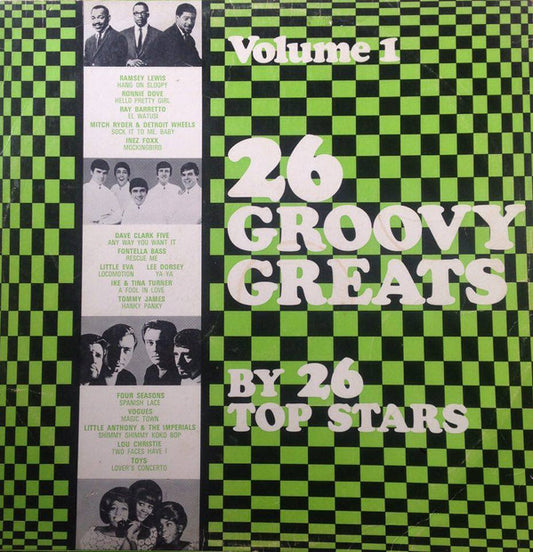 Various : 26 Groovy Greats By 26 Top Stars Volume 1 (LP, Album, Comp, Ltd)