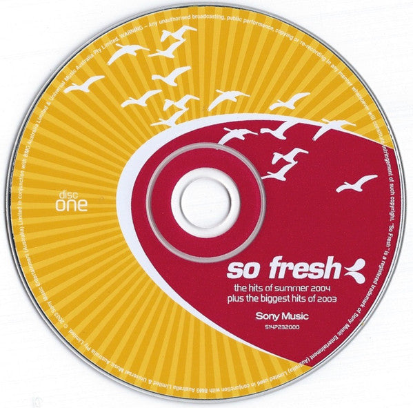 Various : So Fresh: The Hits Of Summer 2004 Plus The Biggest Hits Of 2003 (2xCD, Comp)