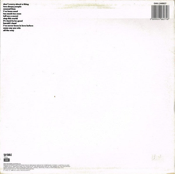 Vince Jones : Tell Me A Secret (LP, Album)