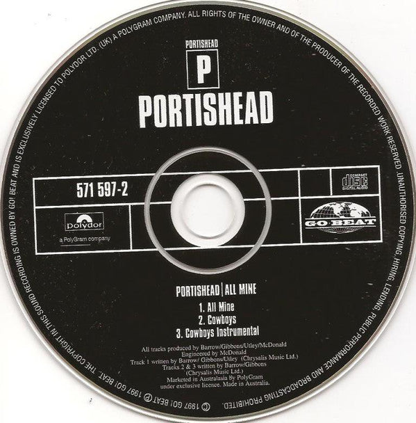 Portishead : All Mine (CD, Single, Sli)