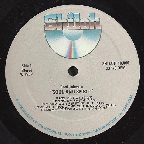 Fred Johnson* : Soul & Spirit (LP, Album)