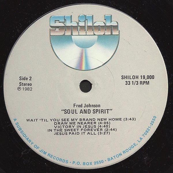 Fred Johnson* : Soul & Spirit (LP, Album)