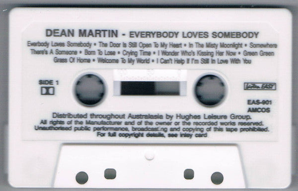 Dean Martin : Everybody Loves Somebody (Cass, Comp)