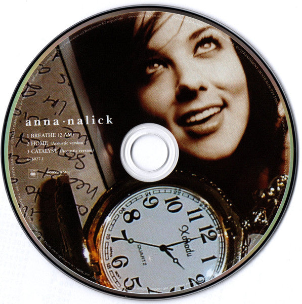 Anna Nalick : Breathe (2 AM) (CD, Single)