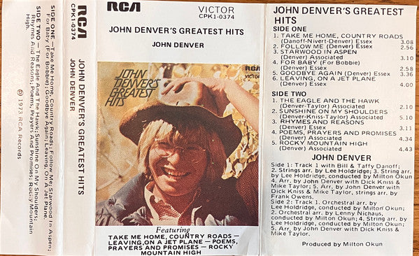 John Denver : John Denver's Greatest Hits (Cass, Comp)