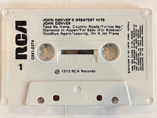 John Denver : John Denver's Greatest Hits (Cass, Comp)