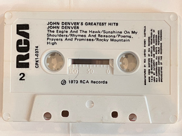 John Denver : John Denver's Greatest Hits (Cass, Comp)