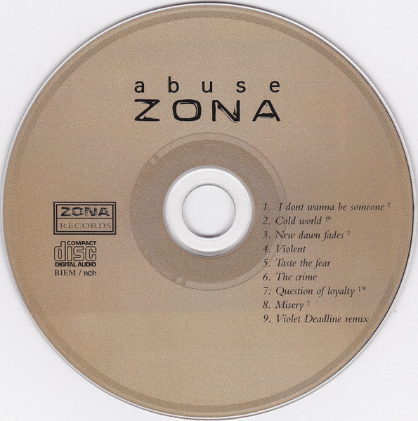 Zona (4) : Abuse (CD, Album)