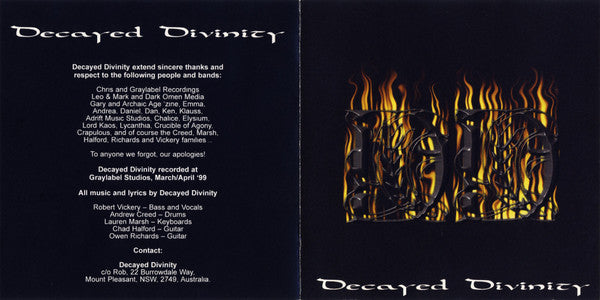 Decayed Divinity : Decayed Divinity (CD, EP)