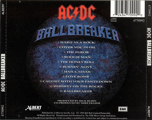 AC/DC : Ballbreaker (CD, Album)