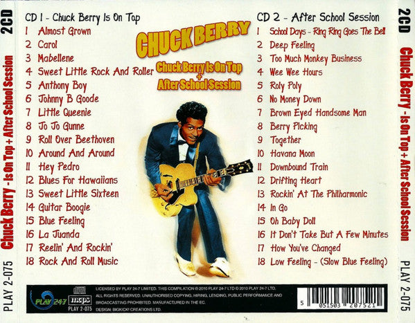 Chuck Berry : Chuck Berry Is On Top + After School Session (2xCD, Comp)