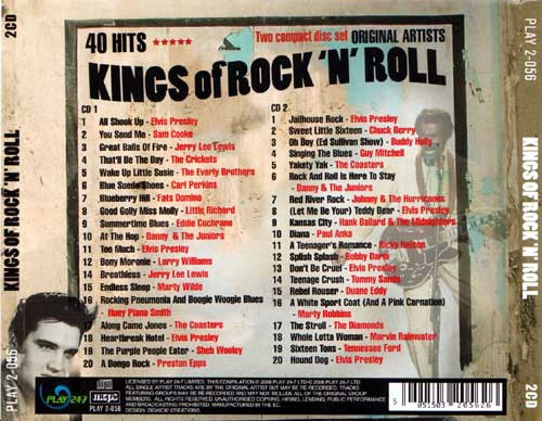 Various : Kings Of Rock'N'Roll (2xCD, Comp)
