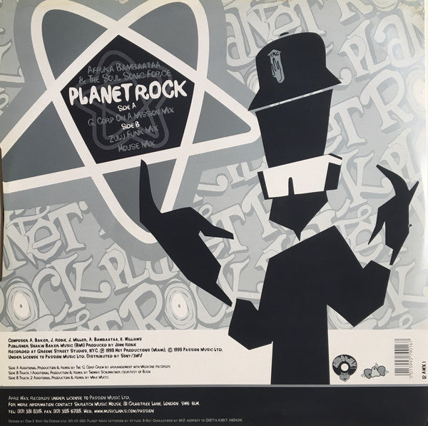 Afrika Bambaataa & Soulsonic Force : Planet Rock The '98 Remixes (Part One) (12")