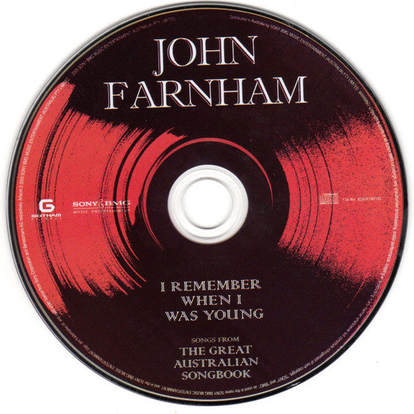 John Farnham : I Remember When I Was Young (Songs From The Great Australian Songbook) (CD, Album)