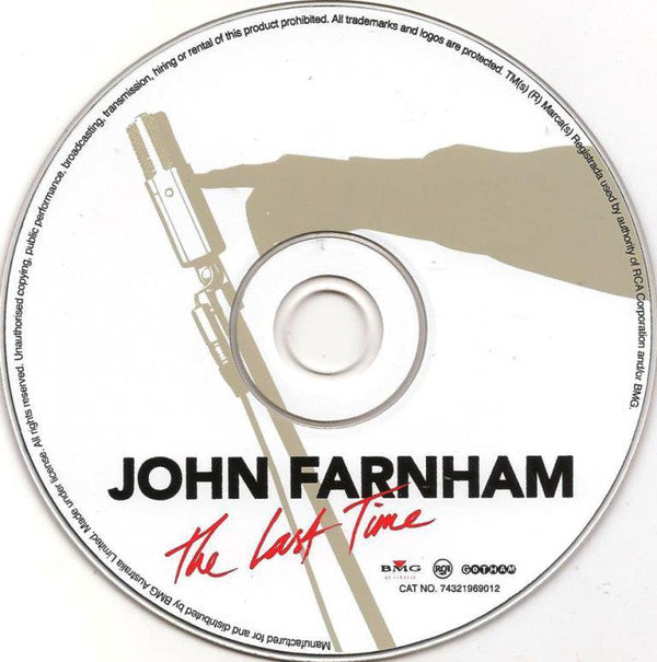 John Farnham : The Last Time (CD, Album)