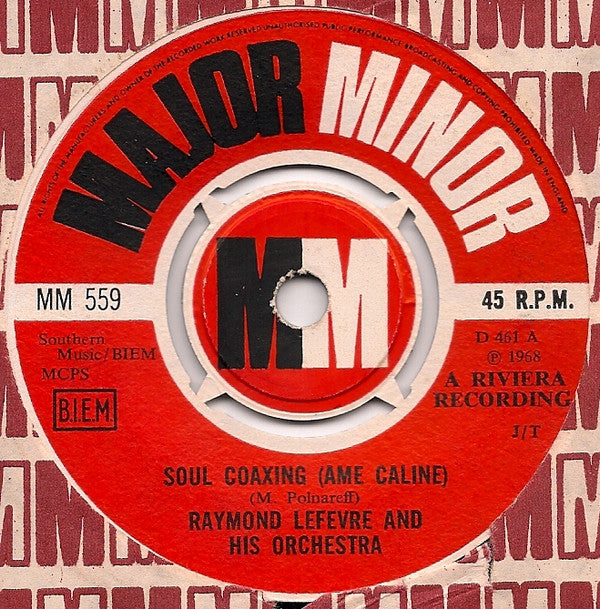 Raymond Lefevre & His Orchestra* : Soul Coaxing (Ame Caline) (7")